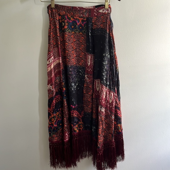 Free People Sweet Dreams Scarf Maxi Skirt NWT Size 2 - Picture 8 of 15